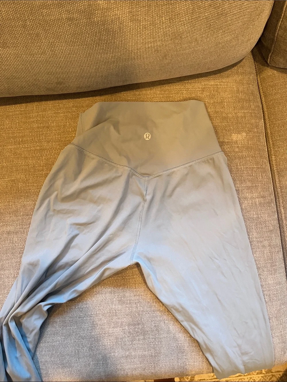 lululemon athletica Girls' Light Blue High-Rise Leggings